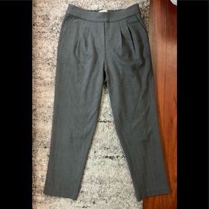 Monk & Lou Grey White Stripe Pant - Size 4